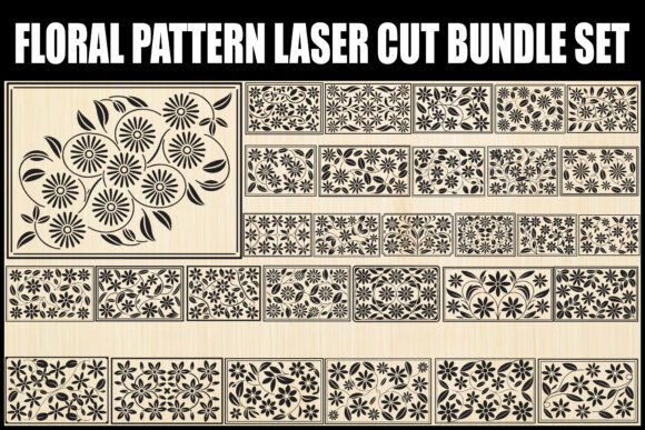 Download Floral Pattern Laser Cut Bundle Set - Premium Resources