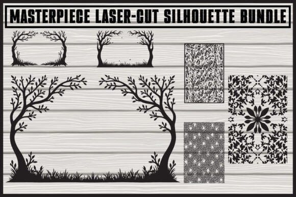 Download Floral Laser Cut Silhouette Panels - Premium Resources