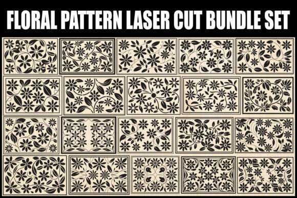 Download Floral Pattern Laser Cut Bundle Set - Premium Resources