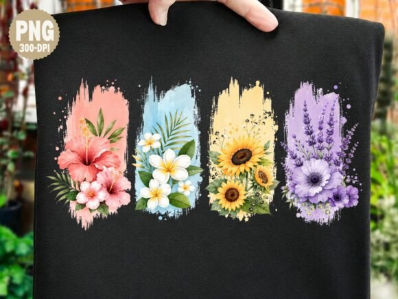 Download Summer Floral Watercolor PNG - Floral watercolor Collection