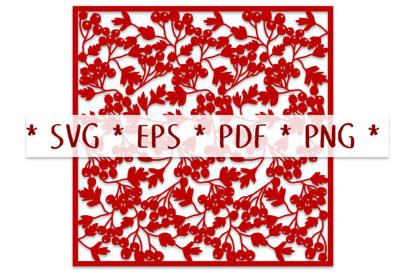 Download Hawthorn Berry 12x12 Page SVG Cut File - Premium Resources
